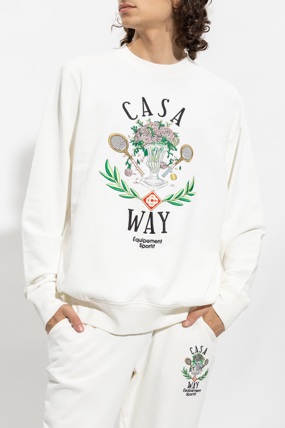 Bluza z logo Casablanca - SchaferandweinerShops Polska